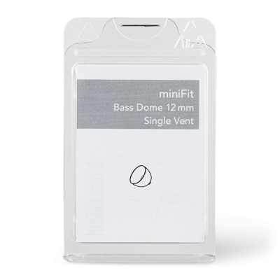 133874 - Oticon MiniFit Bass 12 mm dome Single Vent