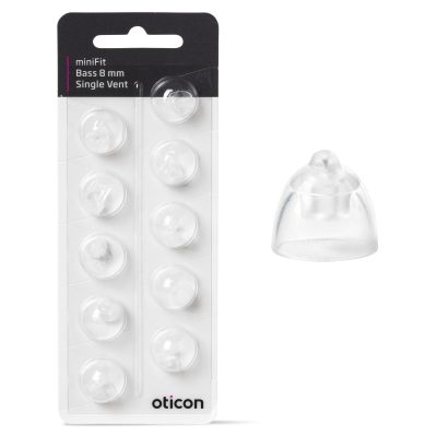Oticon miniFit Bas-tip (single vent)